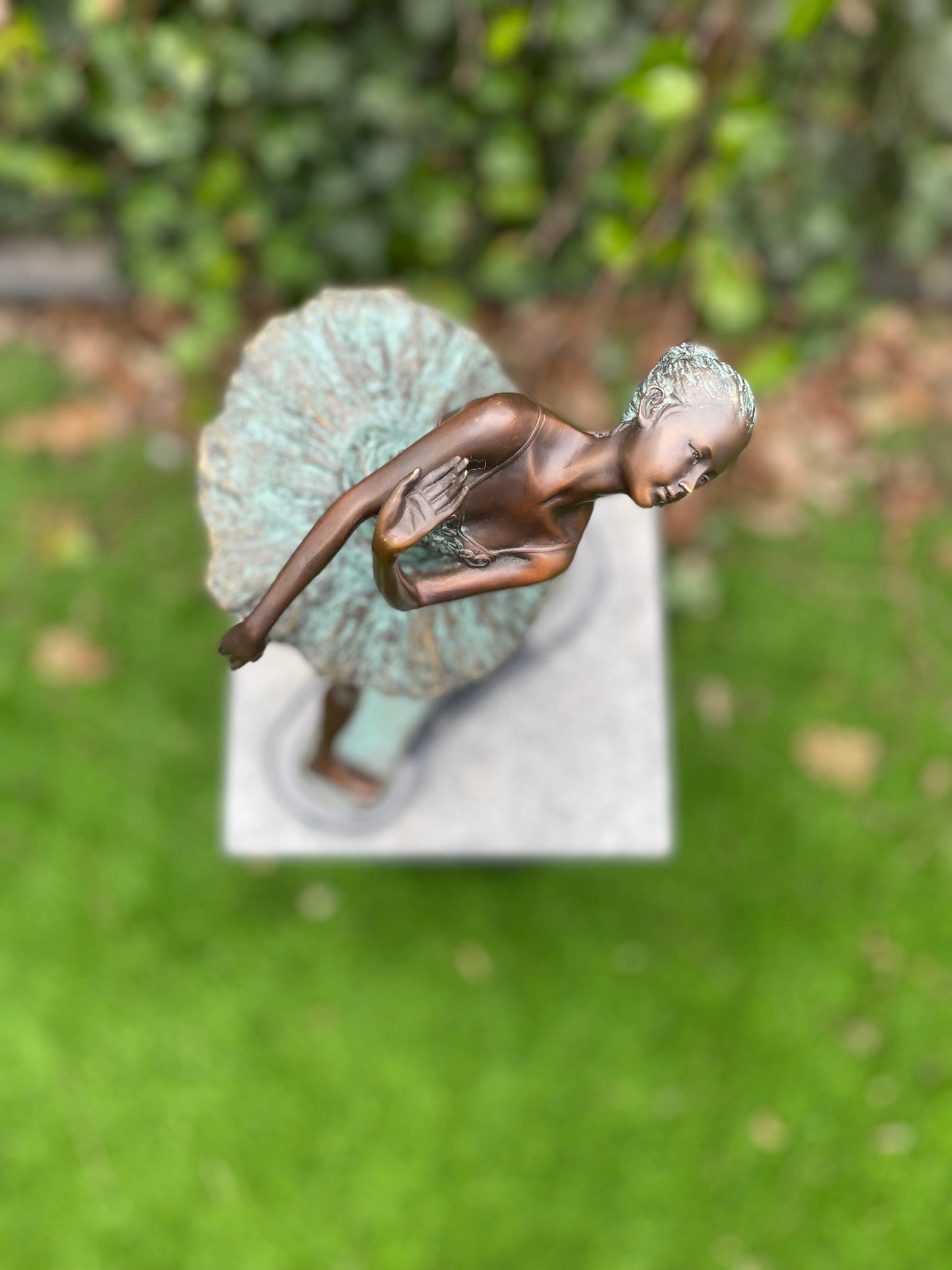 Bronzen Ballerina - Beeld - 35x15x23cm