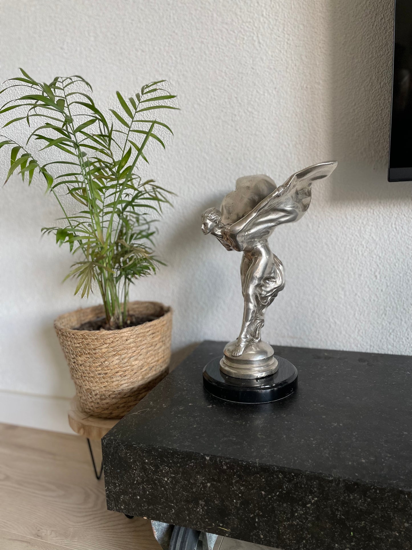 Bronzen Spirit Of Ecstasy - 20x19x34cm -3.5Kg