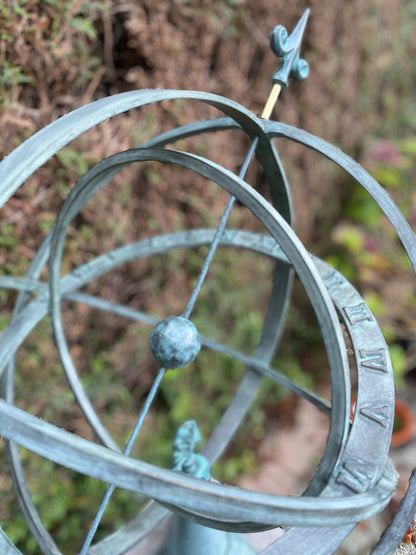 Bronze Sundial -47x47x74cm