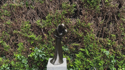 Casal apaixonado dançando em bronze - Estátua de jardim - Interior