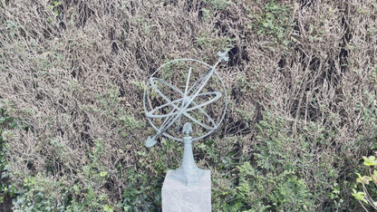 Bronze Sundial -47x47x74cm