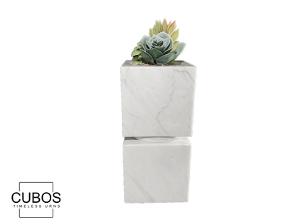 Cubos Plant Bianco Carrara