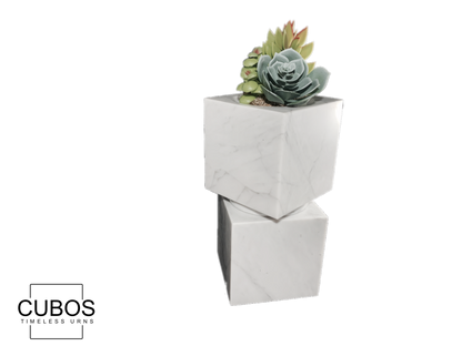 Cubos Plant Bianco Carrara