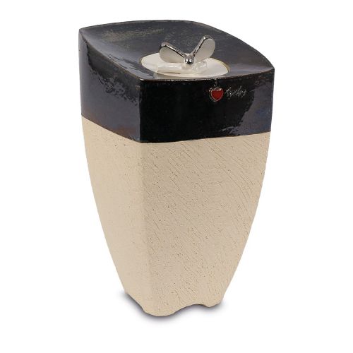 <transcy>Ceramic Urn 26x15.5x15.5cm-3 L</transcy>